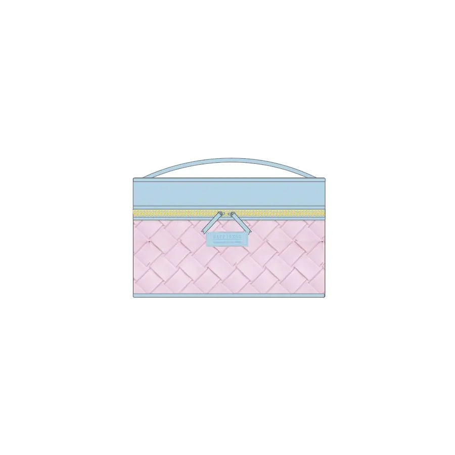 Pastel Quilted Cosmetic Bag
