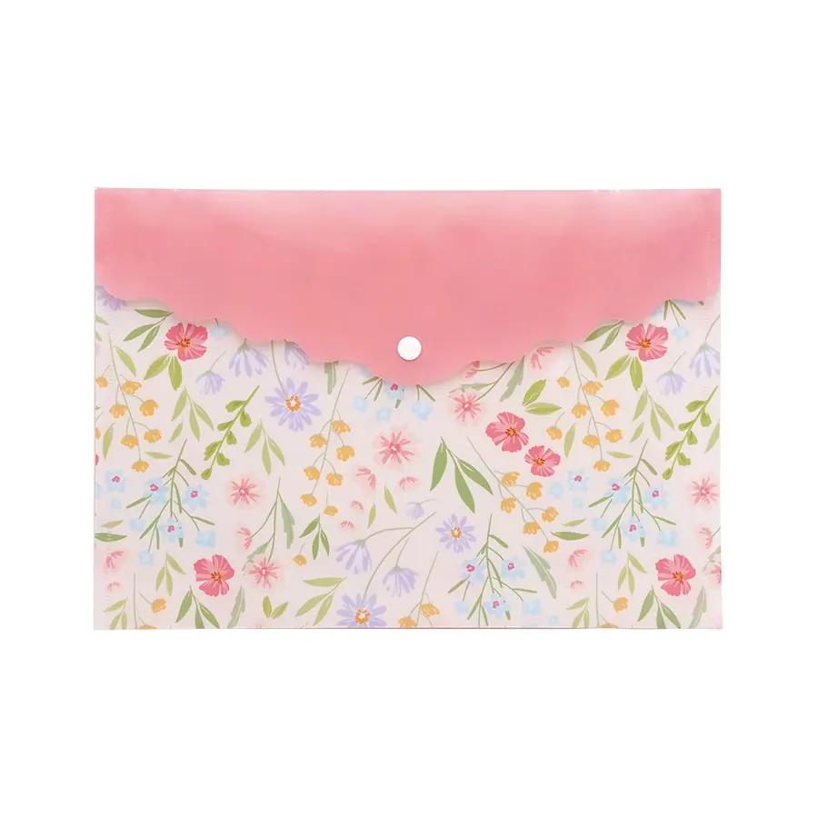 Fresh Floral Document Wallet