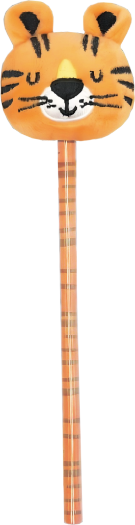 Plush-Top Embossed Pencil