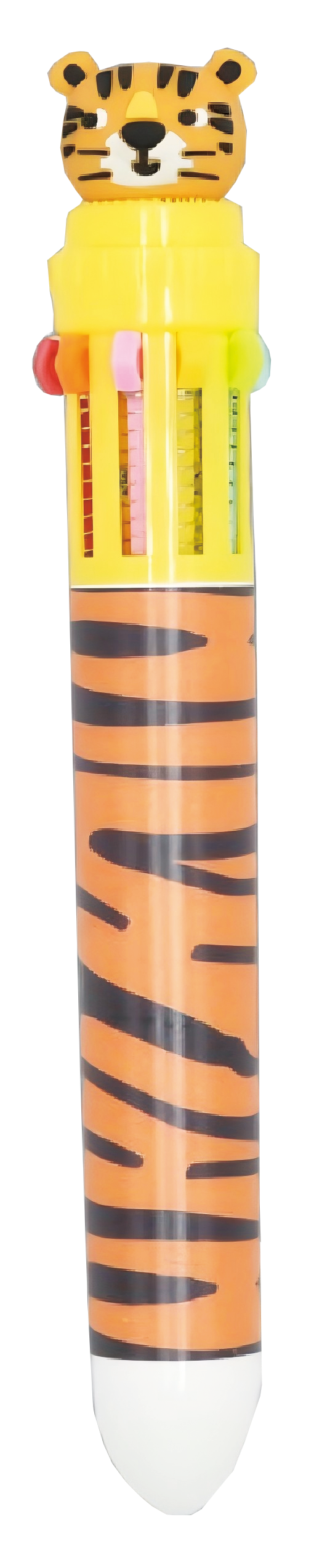 10-Color Multicolored Retractable Pen
