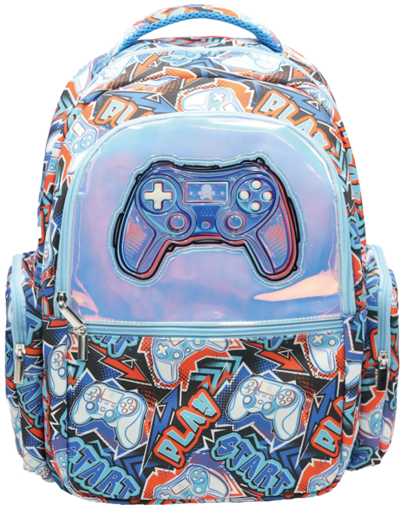 Printed 600D Schoolbag with Pull Rod