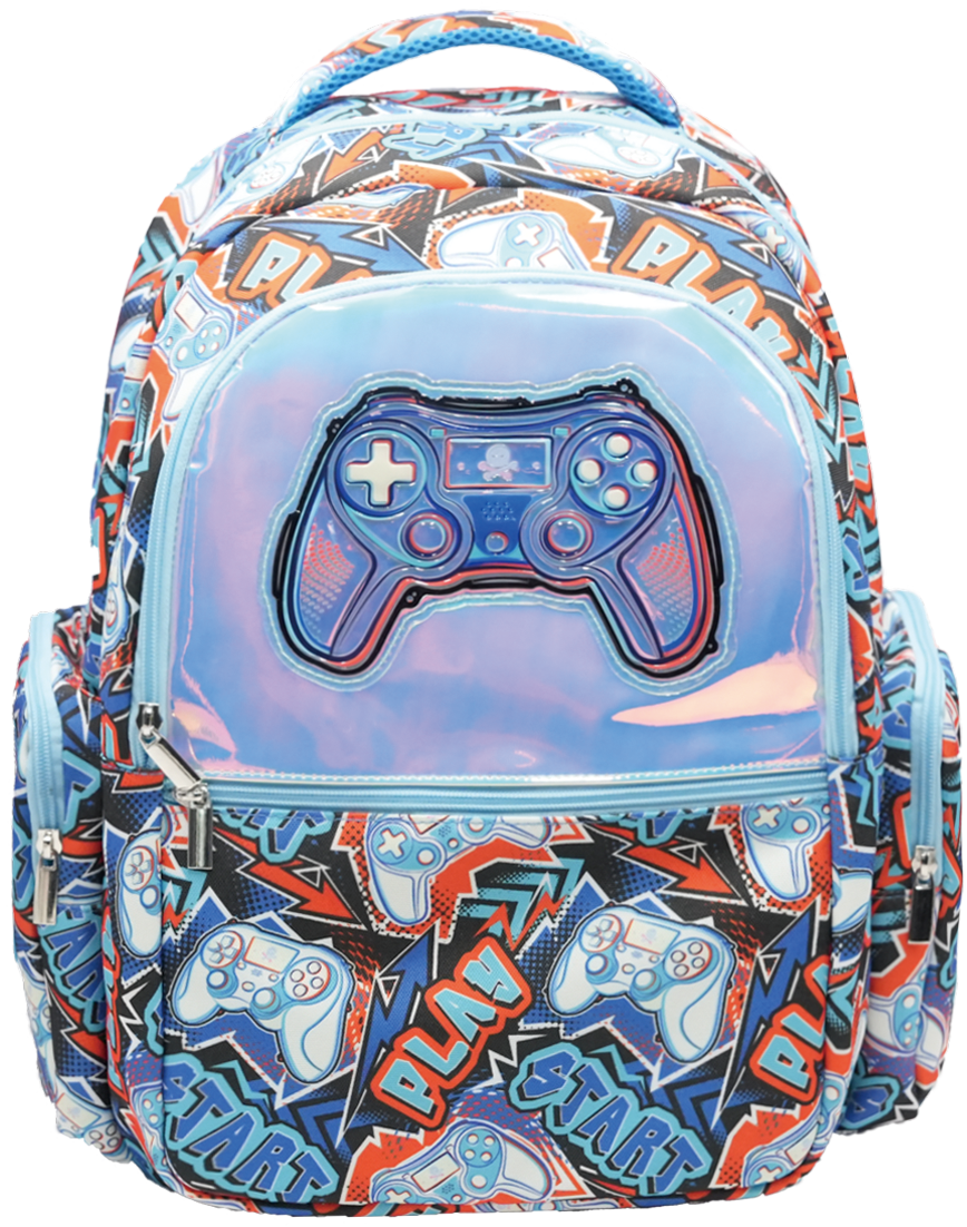 Printed 600D Schoolbag with Pull Rod