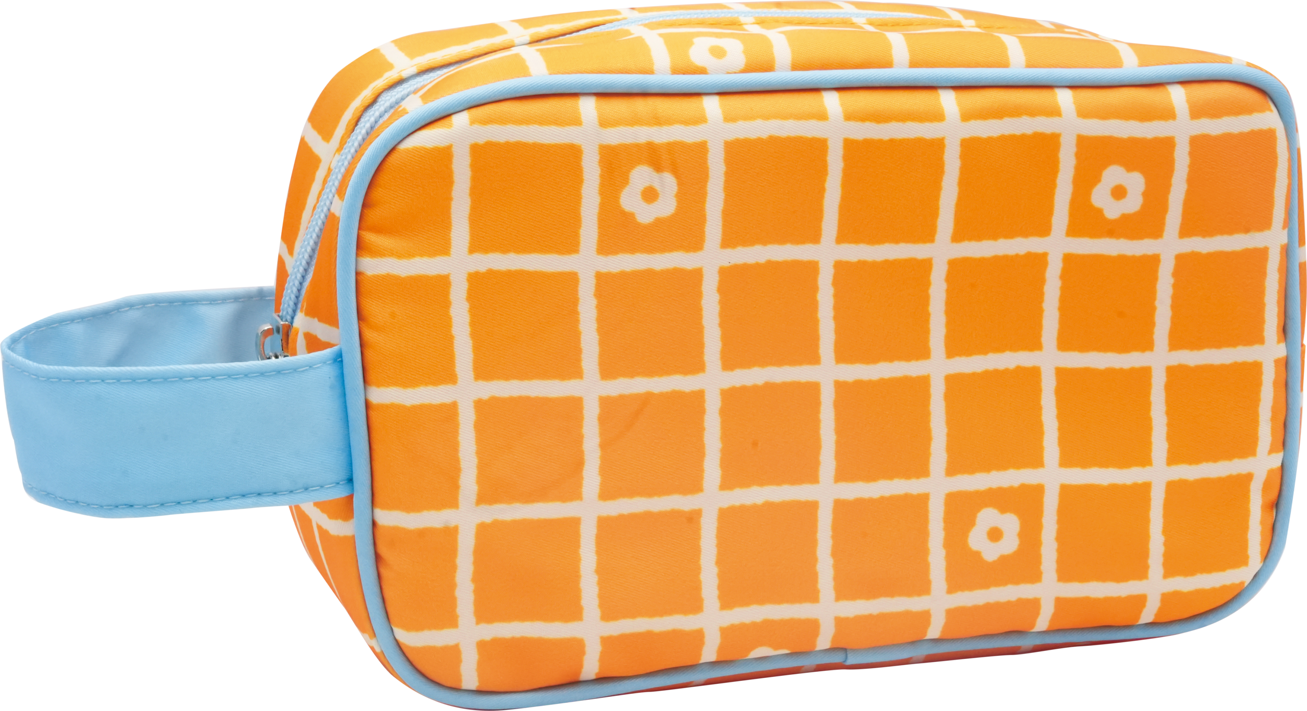 Handled Printed Twill Pencil Case