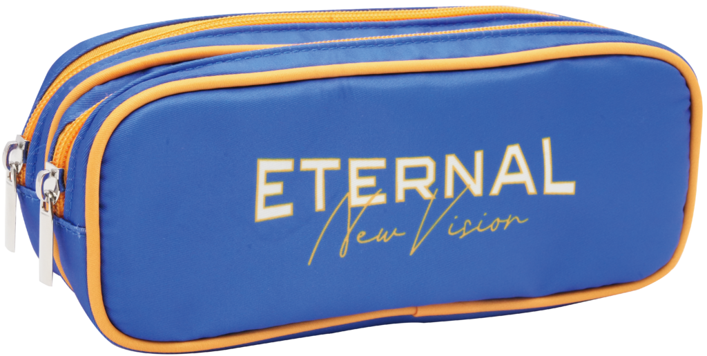 Curved Printed Twill Pencil Case