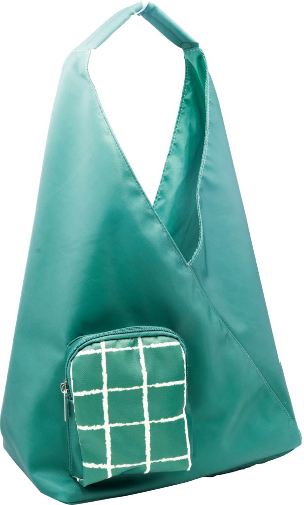 Printed Twill Shoulder Bag