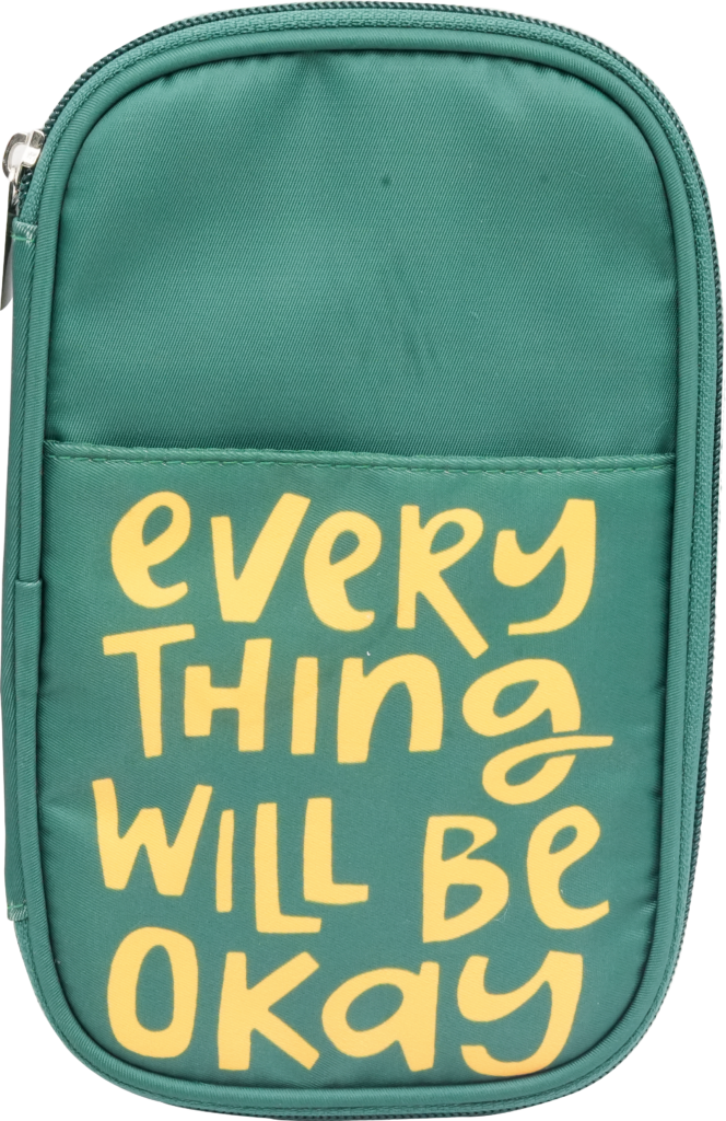 Multifunction Printed Twill Pencil Case