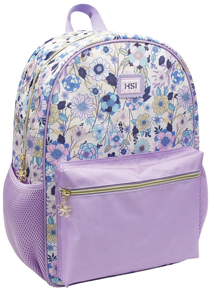 Floral Printed 600D Backpack